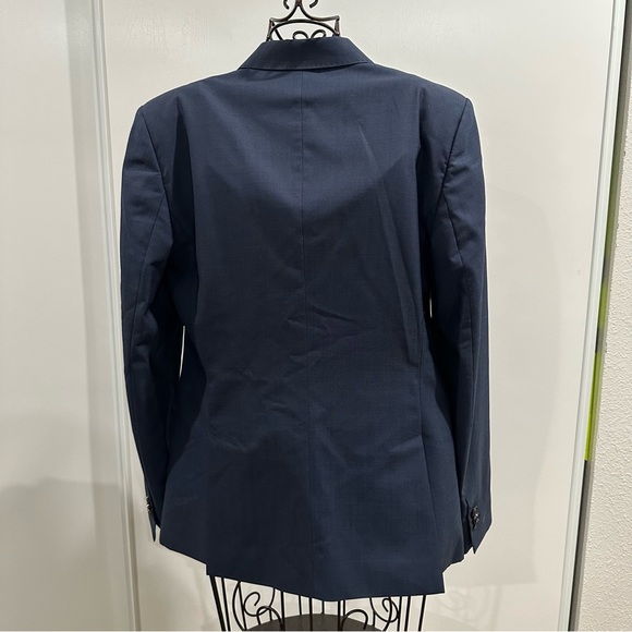 Massimo Dutti Women's Navy Blazer - Picture 2 of 7